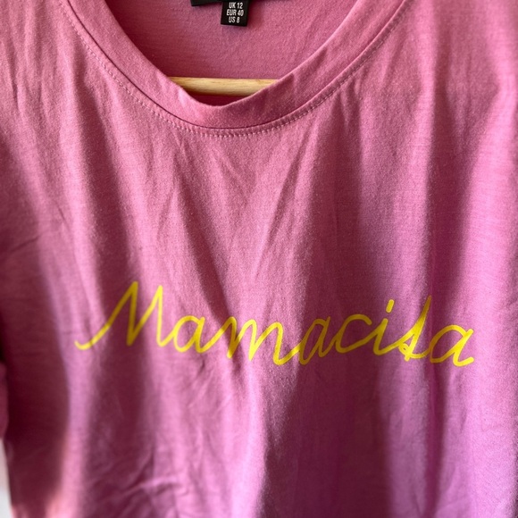 Misguided Pink 'Mamacita' T-Shirt 8 - Picture 3 of 6